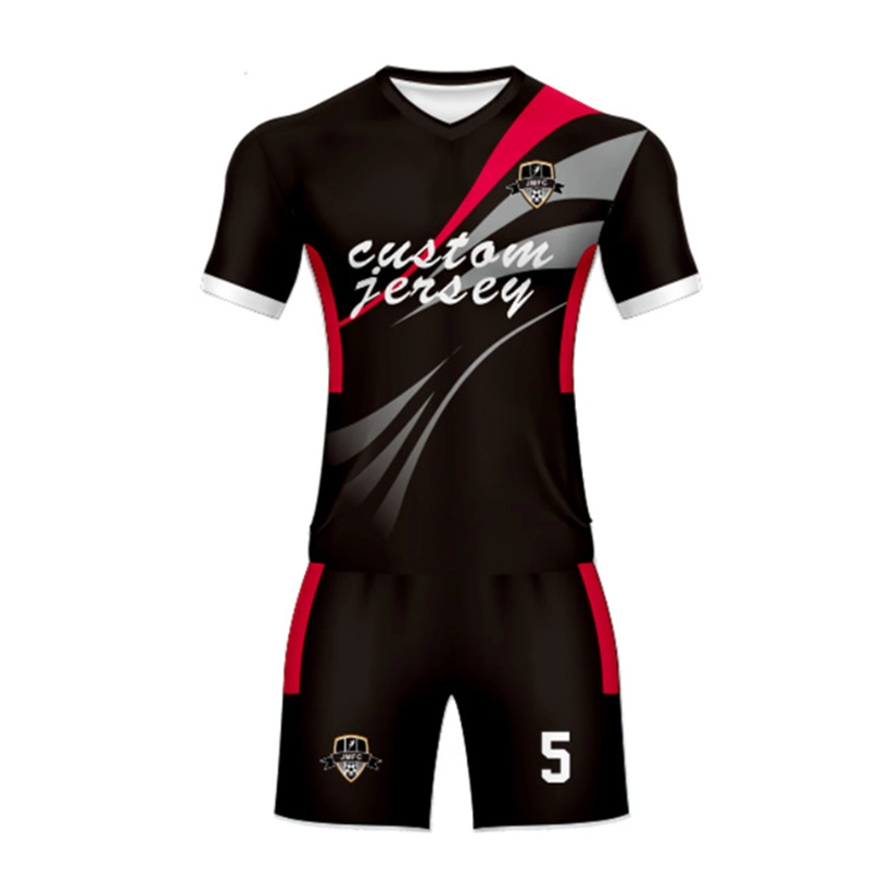 Polyester-Breathable kundenspezifische Fußball-Hemd-Sportkleidung für Team