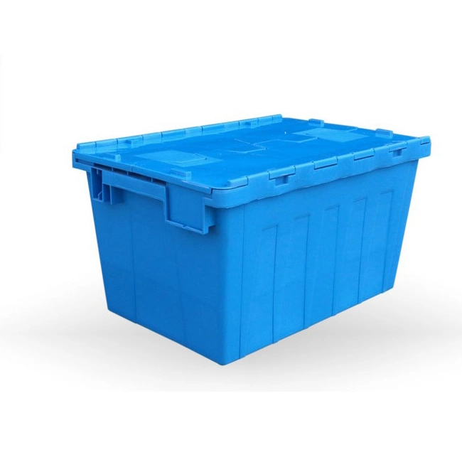 Heavy Duty Warehouse Moving Plastic Box with Lid