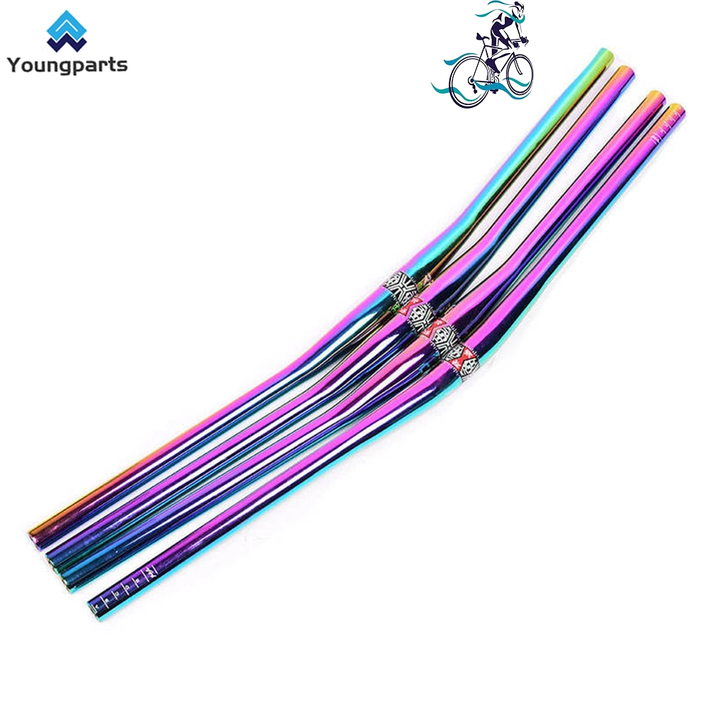 Youngparts Personalizada de Fábrica de liga de titânio Aluguer Swallow-Shaped Guiador Road MTB Riser Bicicletas Ciclo Barra Barra Aluguer guiador