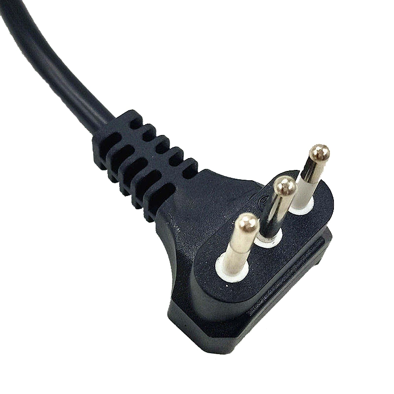 6ft 10A 250V Tipo L Italia 3 Prong IEC C13 Cable de alimentación Chile 3pin AC portátil Italia cable de alimentación