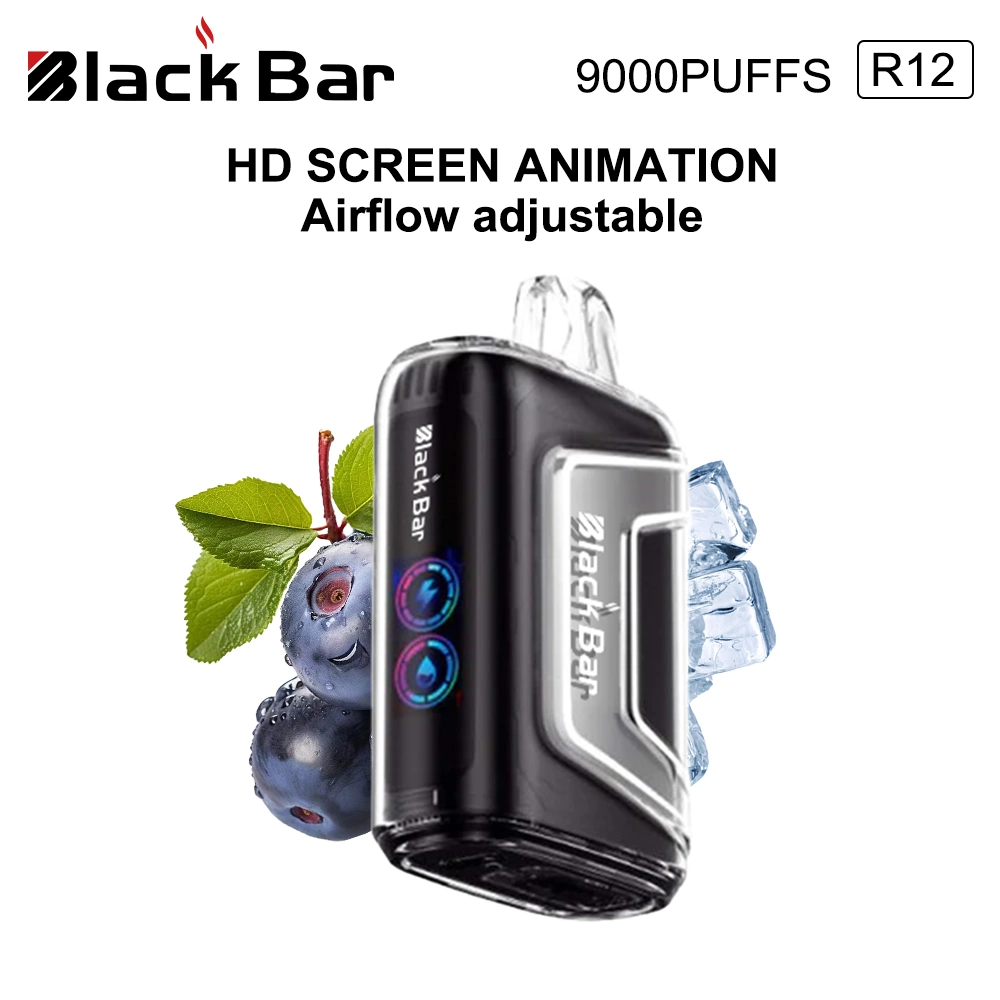 Black Bar 2% 3% 5% nicotine Pod Personnaliser la cigarette électronique En gros Vape 10000 puffs