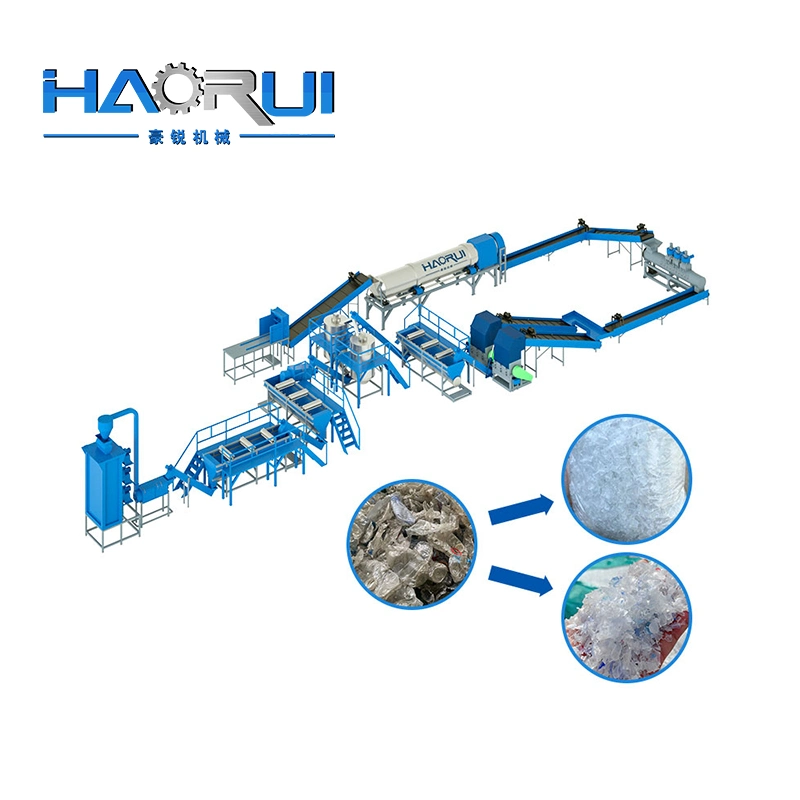 Factory Price Custom Capacity Pet Bottles Recycling System Pet Bottle Recycling Equipment