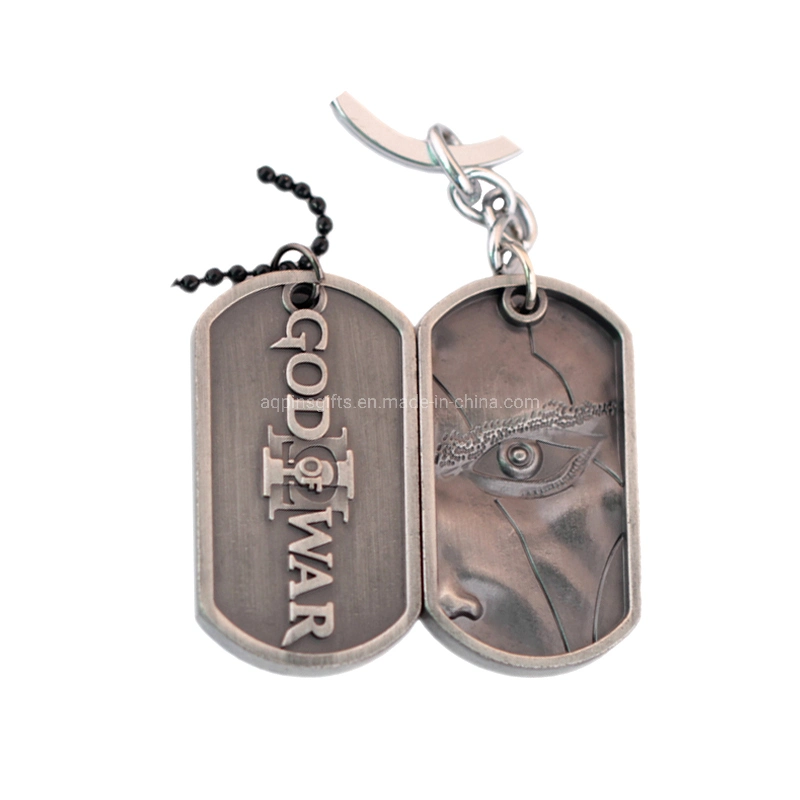 Sello de silicona plata silencioso Punch Pet imprimible Maple Leaf Metal Metal Xvideos personalizado Dog Tag Fabricación con collar