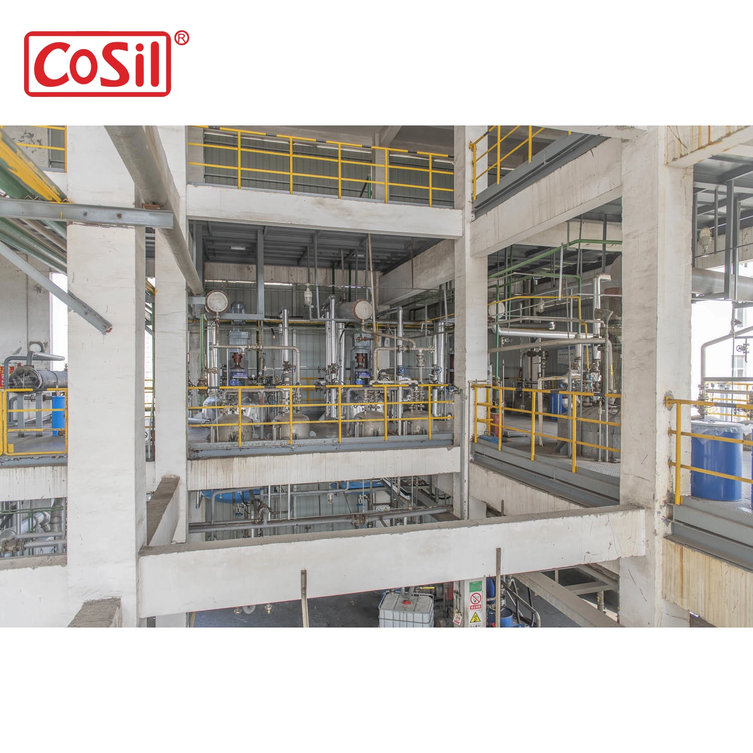 Cosil producción en fábrica de caucho de silicona polímero 107 Oh CAS 63148-60-7