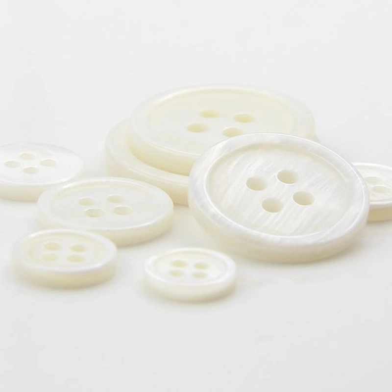 Japanese Akoya Clam Shell Button Agoya Shell Buttons with 2 Holes Camisa Botones Botones-PARA-Ropa