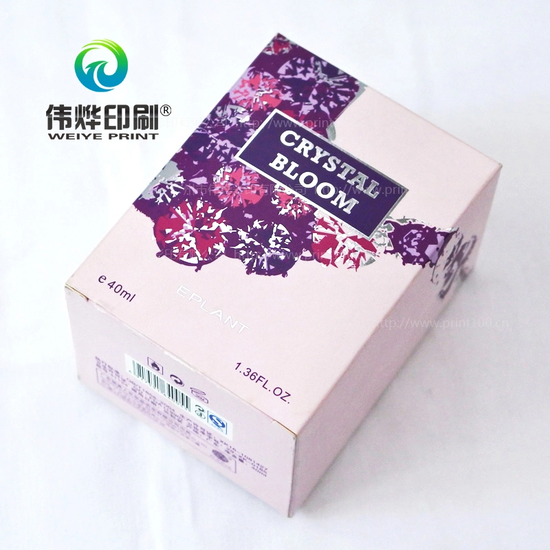 Beautiful Printing UV for Crystal Bloom Paper Packaging Box