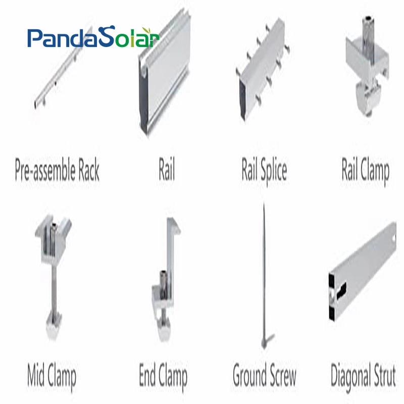 Pandasolar Aluminum Alloy Frame Agricultural Greenhouse Kits Racking Bracket Commercial Innovations Greenhouse System Manufacturer