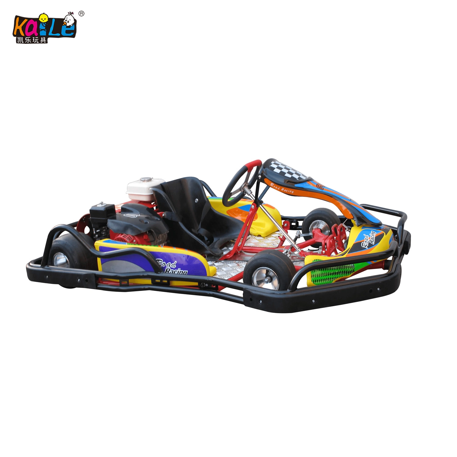 270cc adulto Karting pedal Arranque Eléctrico Gas Racing Go Karts