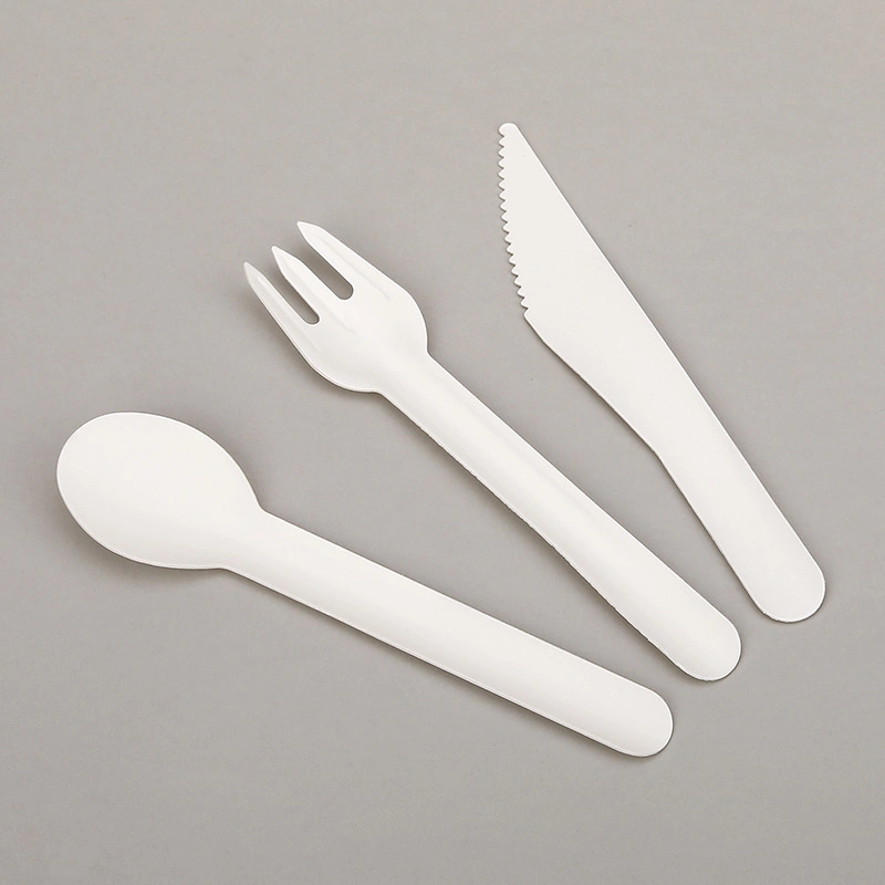 Free Sample Biological Explanation Paper Cutlery Knife, Fork and Spoon