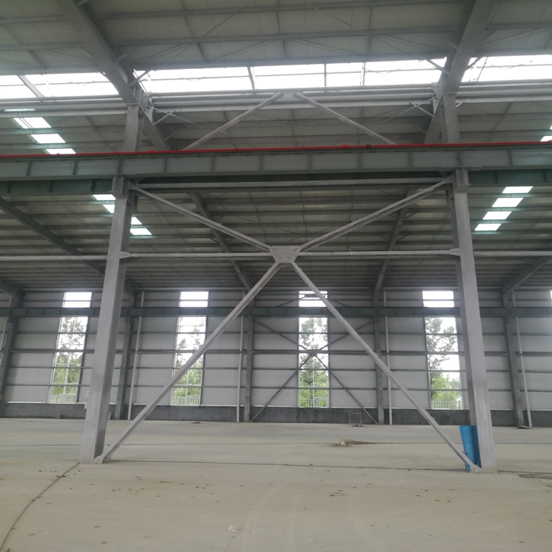 Rahmen Stahlkonstruktion Gebäude Konstruktion für vorgefertigte kommerzielle Lager / Industrie Fertigwerkstatt/Prefab Office/Farm Metal Shed