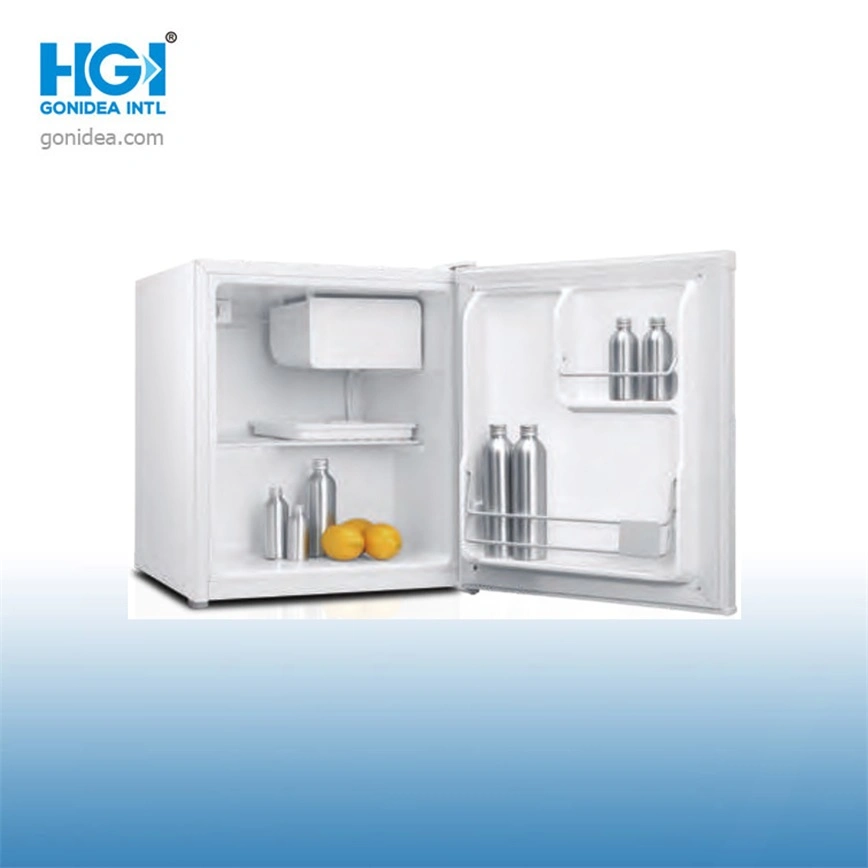 Mini Bar Control mecánico de 80 litros en posición vertical Desempañador todas nevera Mesa pequeña Hgf09-80UN