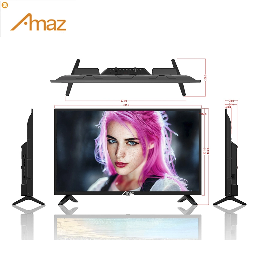 سعر المصنع 32 '' 43 '' 50 '' Samrt TV HD Dled التلفزيون مع HDMI T2s2 DVB نظام الروبوت سعر جيد