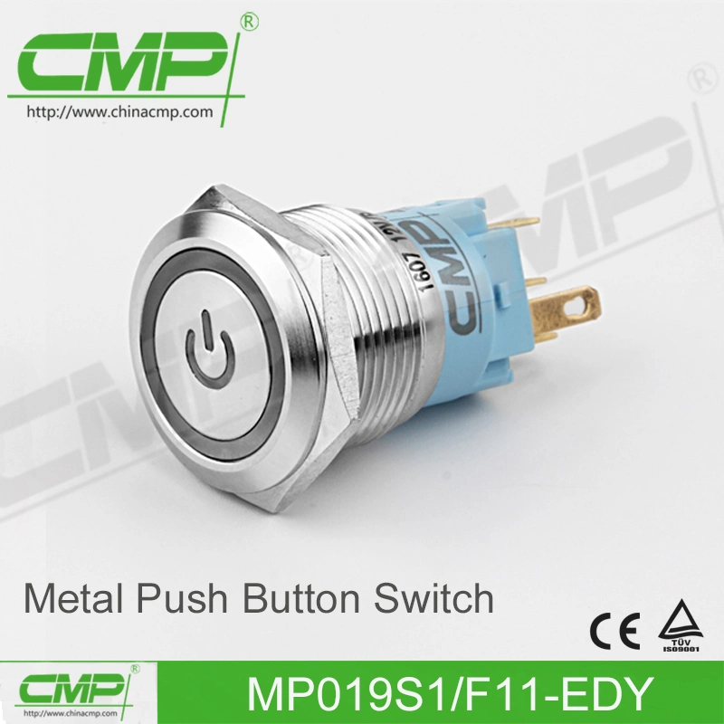 CMP Anti-Vandal Push Button (19mm, CE, TUV)