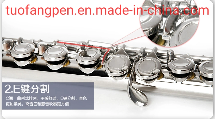 C-Foot off-Set G Closed Hole 16 Hole High quality/High cost performance  Metal Long Flute