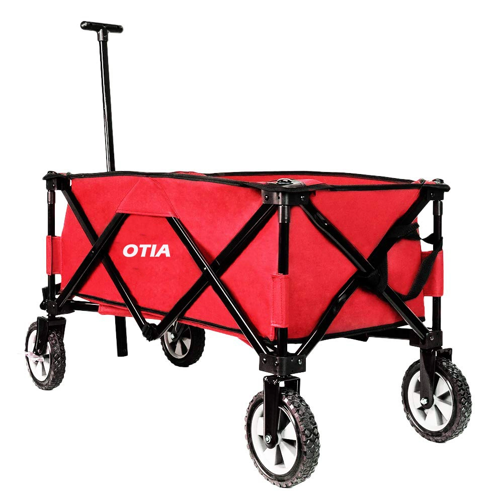Folding 90L Large Capacity Wheelbarrow Ultralight Portable Trolley Camping Outdoor