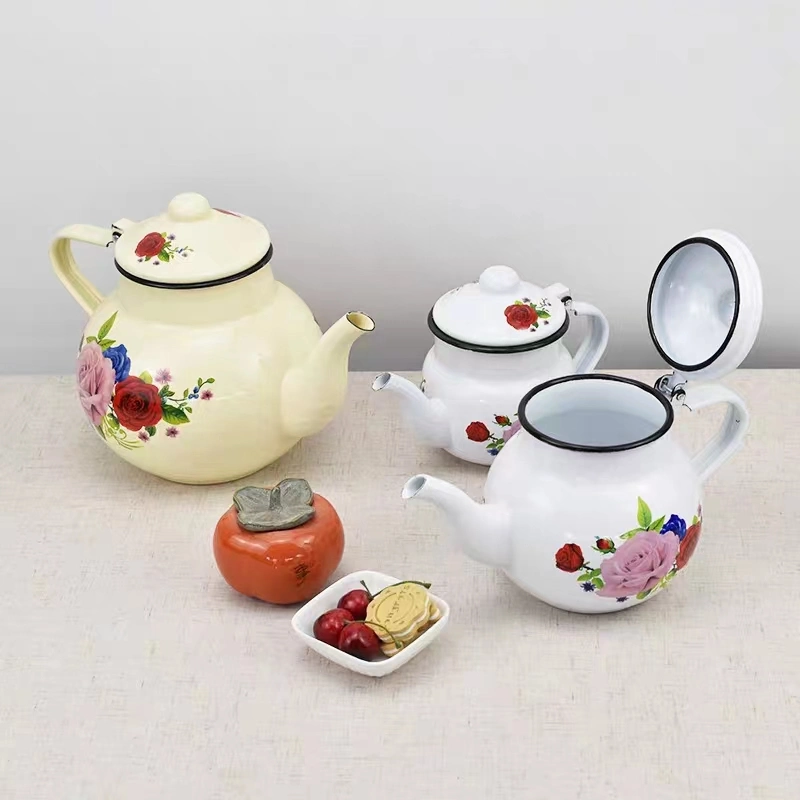 Direct Factory Household Enamel Color Water Cup Set Water Set Teapot Cool Gift Kettle Set