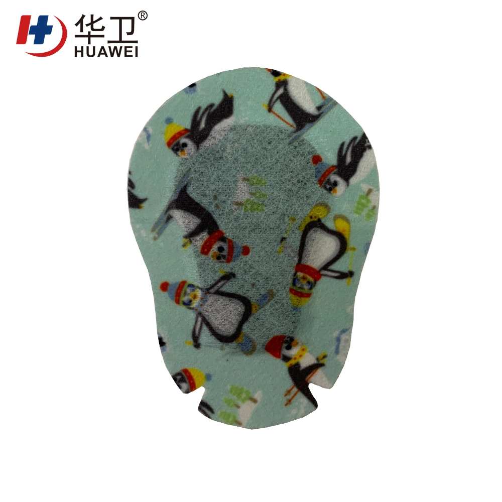 Cute Cartoon Non-Woven Wound Dressings Medical Nonwoven Eye Pads