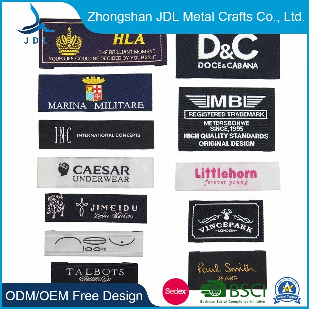 Bulk Cheap Simple Fashion Wholesale/Supplier Woven Crest for Jacket/Household Textile Articles