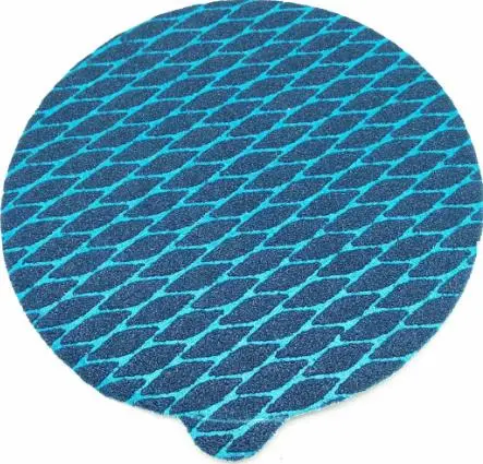 4"/4.5"/5"/6"/7" Blue Rhombus Coated Abrasive Sand Self-Adhesive Disc for Wood/Drywall/Paint/Metal