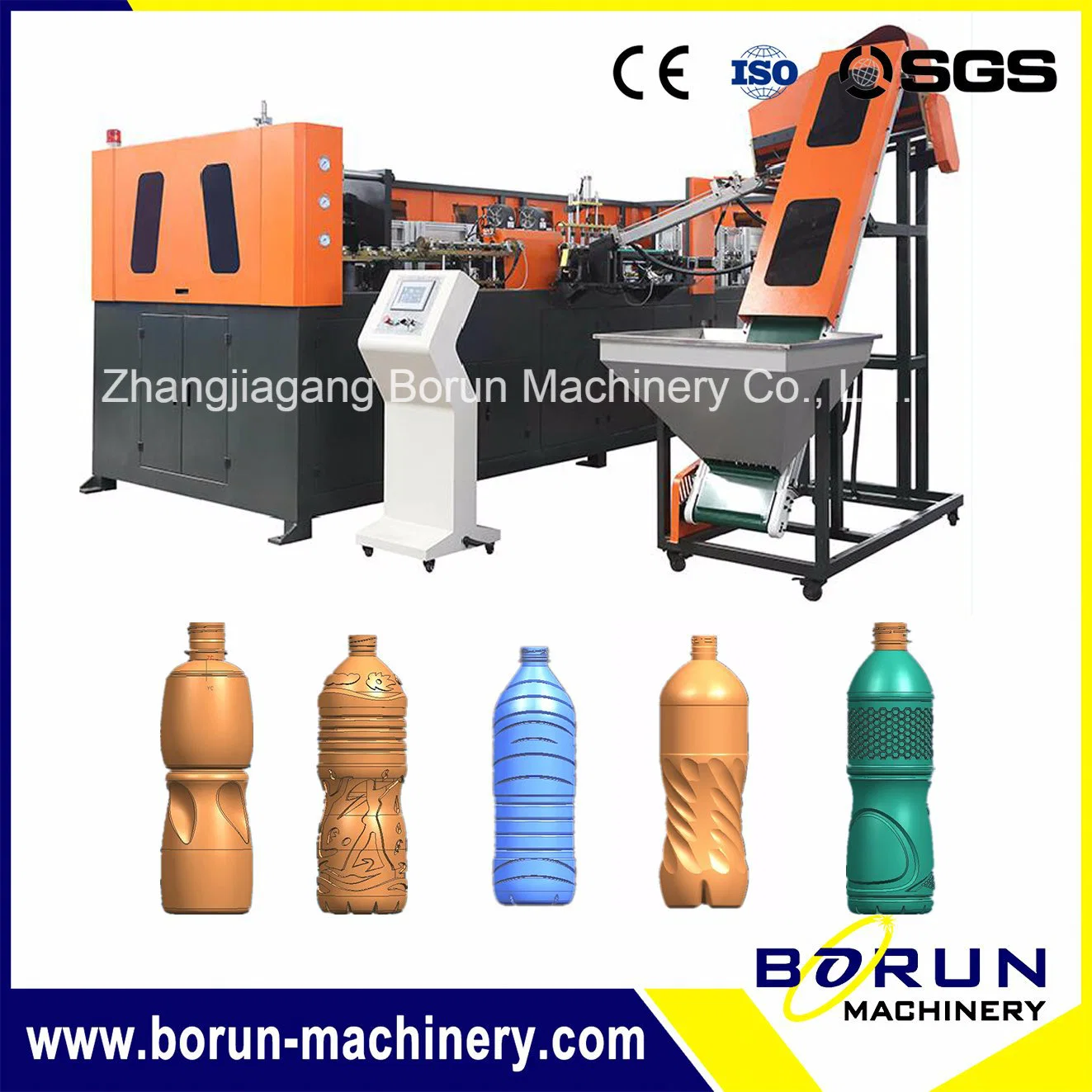 Hot Sale Stretch Blow Moulding Machine Process for Pet Bottle (BM-A6)