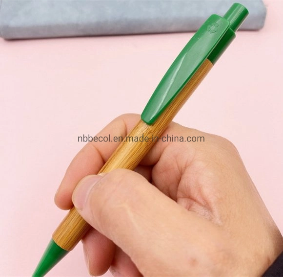 Hot la vente de bois de Bambou stylo à bille avec logo personnalisé pour cadeau
