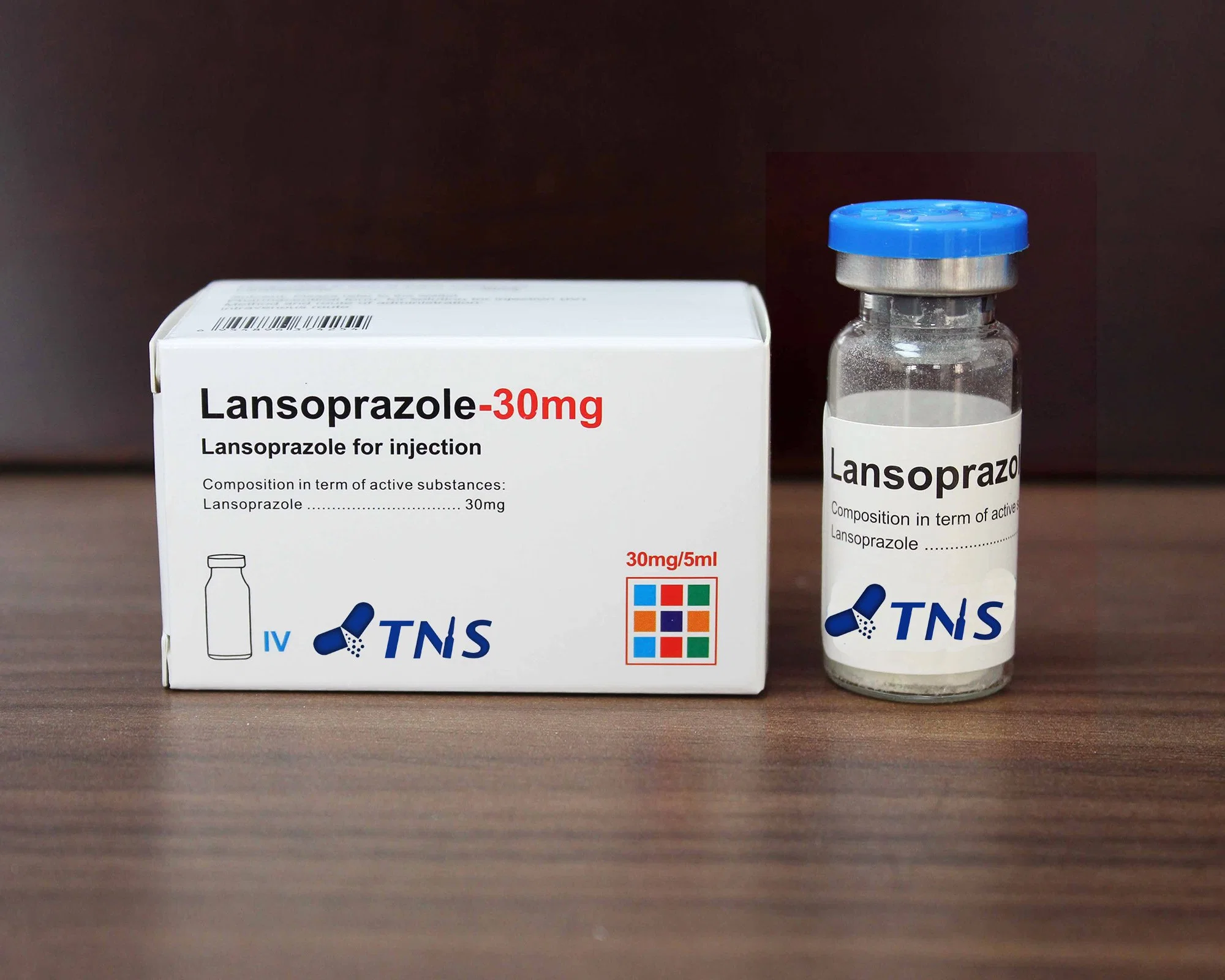 Medicamentos terminados Lansoprazol para inyección 30mg con GMP