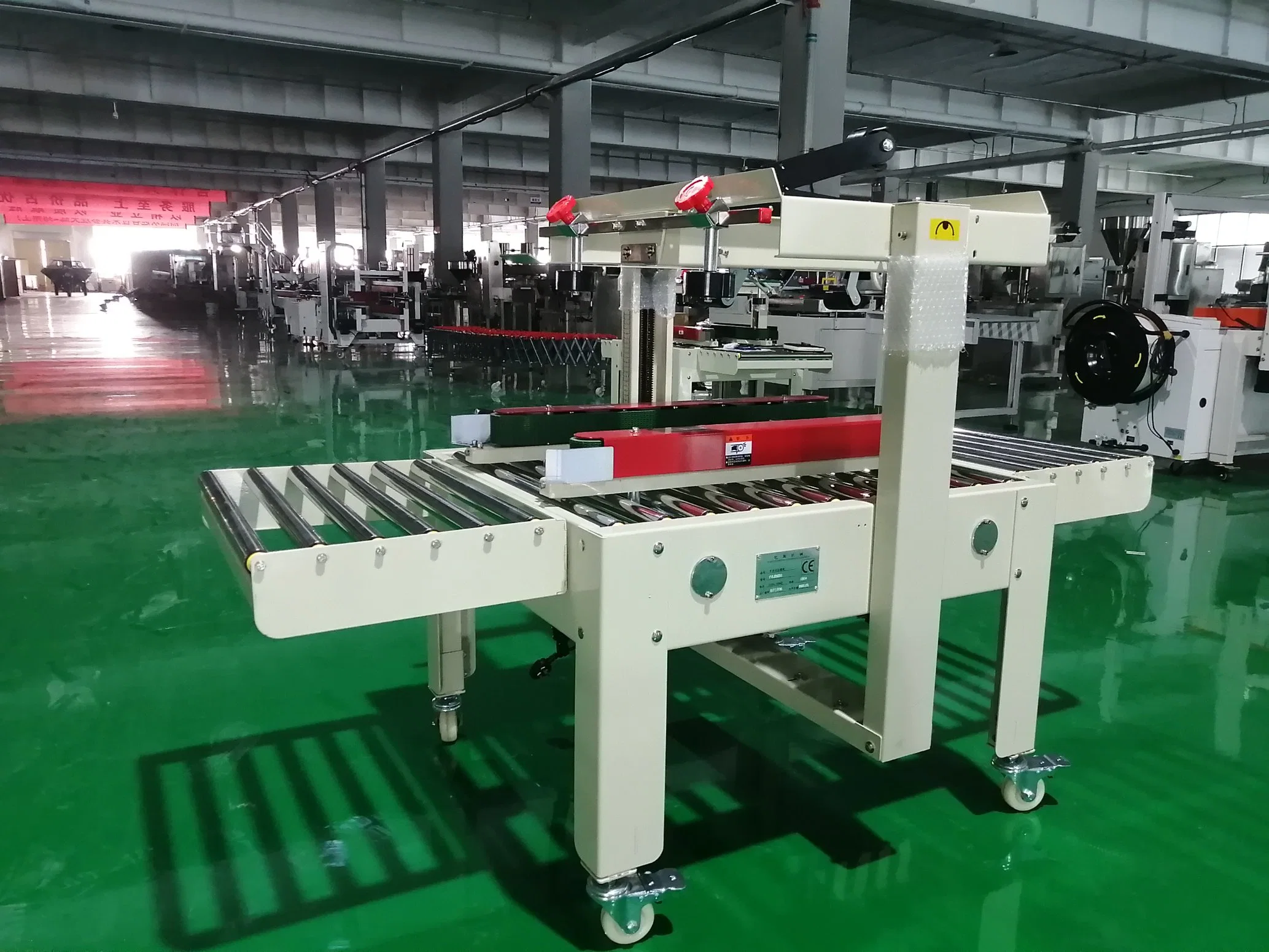 Food Boxes Tape Sealing Packing Sealer Machine