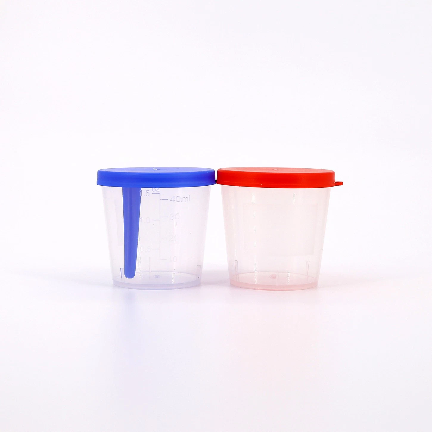 Disposable Universal PP/ PS Medical Supply Urine Sample Collection Container / Cup with Label