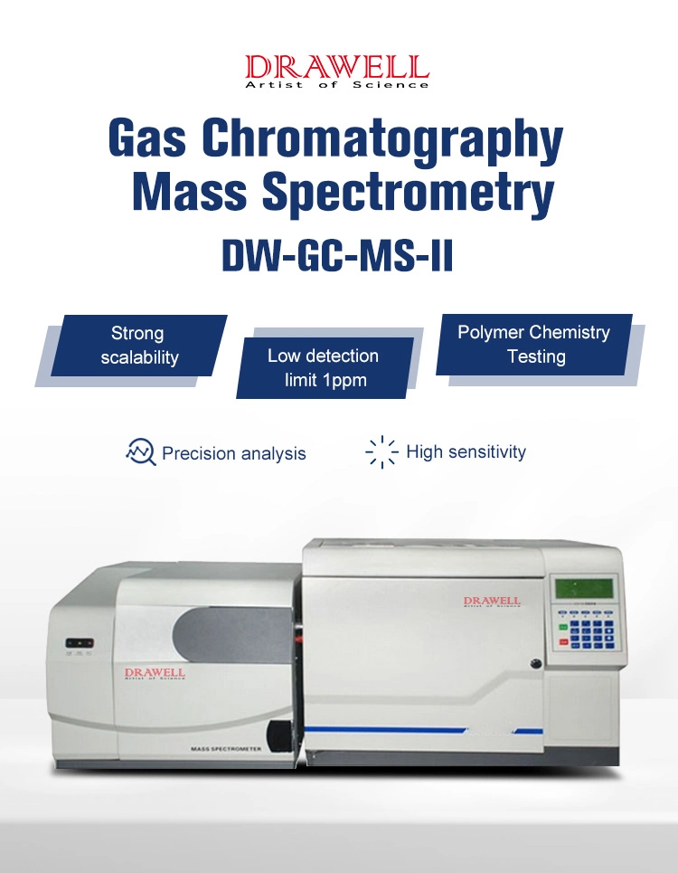 Spectrometry Gcms Chromatography High Performance Gcms Gas Chromatograph Mass Spectrometer with Analysis Software