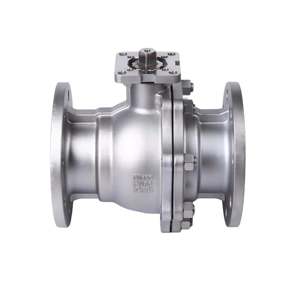 Pneumatic Electric Manual 304/316 Stainless Steel High Platform Flange Ball Valve