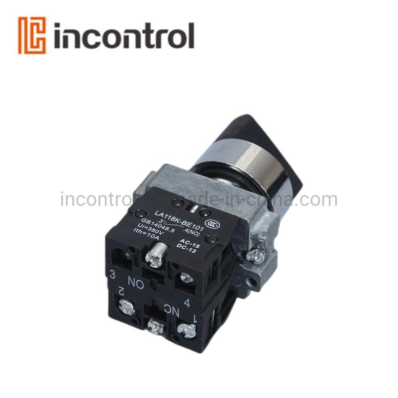 Xb2 Series Black Colour 22mm 2 or 3 Position Optional Short Rotary Button Switch