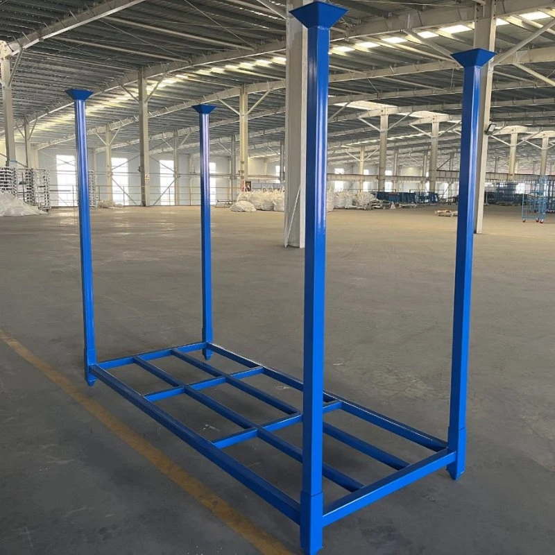 Powder Coating Tyre Display Storage Metal Stand Rack Pallet