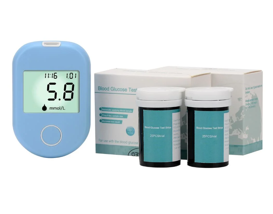 Blood Glucose Meter Medical Device for Measuring Blood Sugar Glucometer