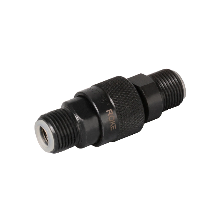 Carbon Steel Blackened Closed Type Male Thread Hydraulic Quick Couplings 10000psi