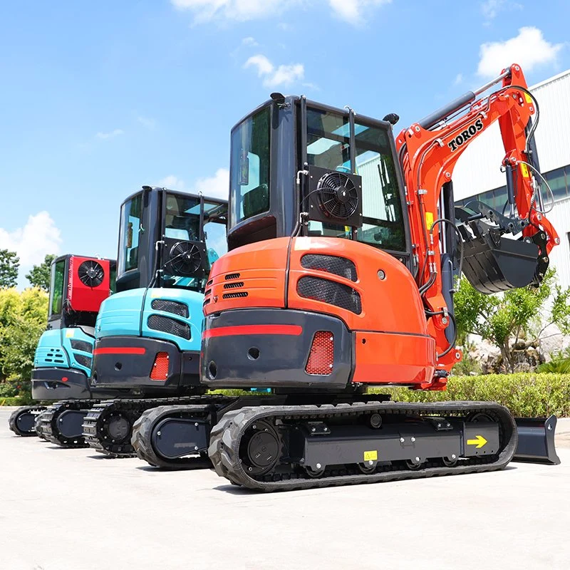 3.5 toneladas 1000 kg preço de fábrica marca de Mini-escavadora de rastos para jardim Mini-escavadora Digger para venda 1.5 toneladas 2 toneladas 3 Escavadora de 5 toneladas para máquinas de construção ton