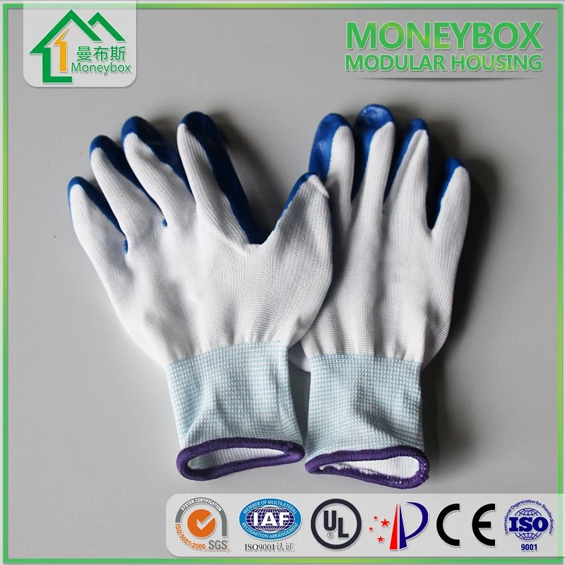 La mano de obra de construcción de tejidos resistentes al calor de la seguridad de agarre la mano el trabajo Non-Slip guantes