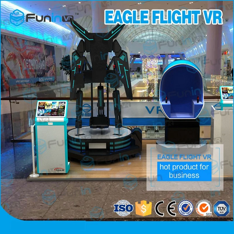 Indoor Amusement Park Kids Game Eagle Flight Virtual Reality Simulator 9d