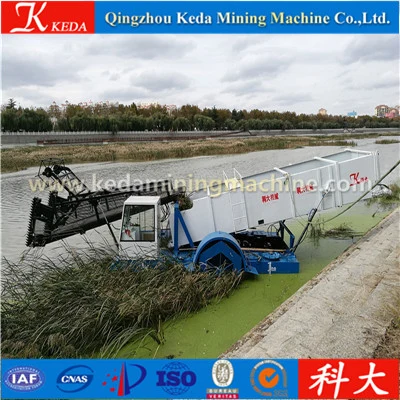 River Lake Ocean Floating Garbage Water Weed Cleaning Ship Cleaning Boat