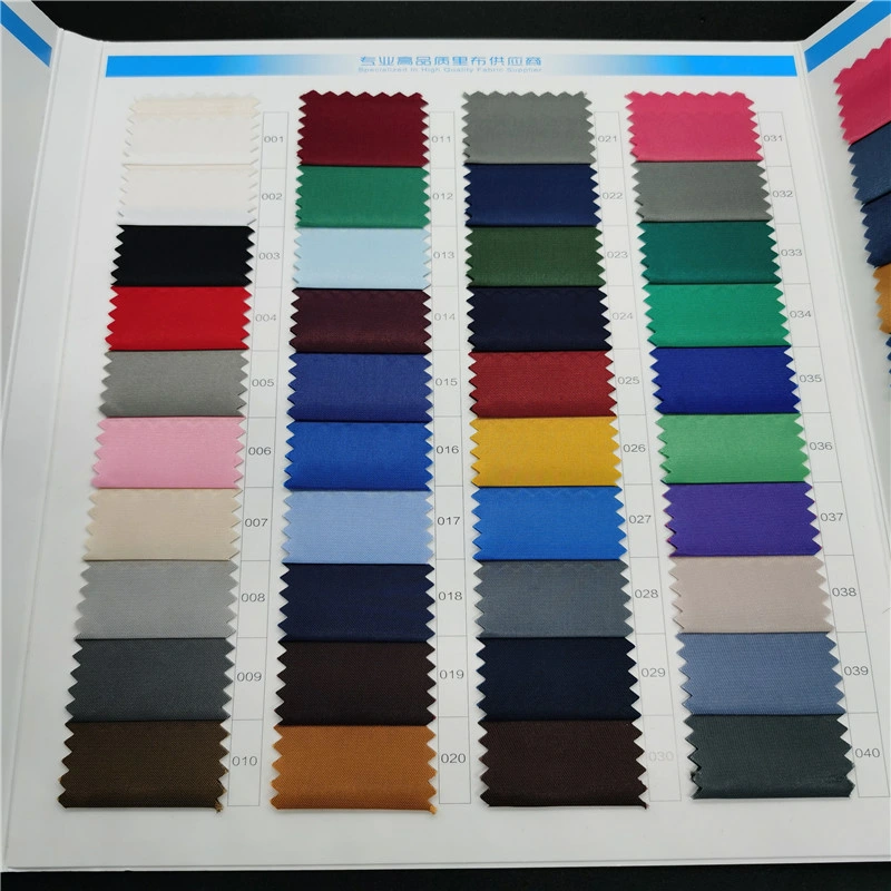 Ready Stock 55% Polyester 45% Viscose Two-Tone Color Twill Jacquard Herringbone Lining Cationic Fabric for Brand Uniform and Suit