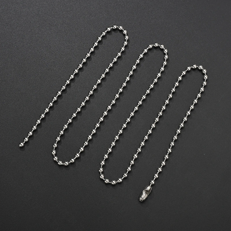 Stainless Steel Necklace Bead Chain Necklace Fashion Accessories