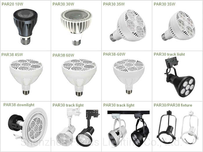 35W PAR30 110V E26 E27 4000K, 6000K 10000K 12000K RoHS ETL PAR30 Luz de LED Par30 Luz de jóias PAR30 PAR 30 Lâmpada LED com o Ventilador