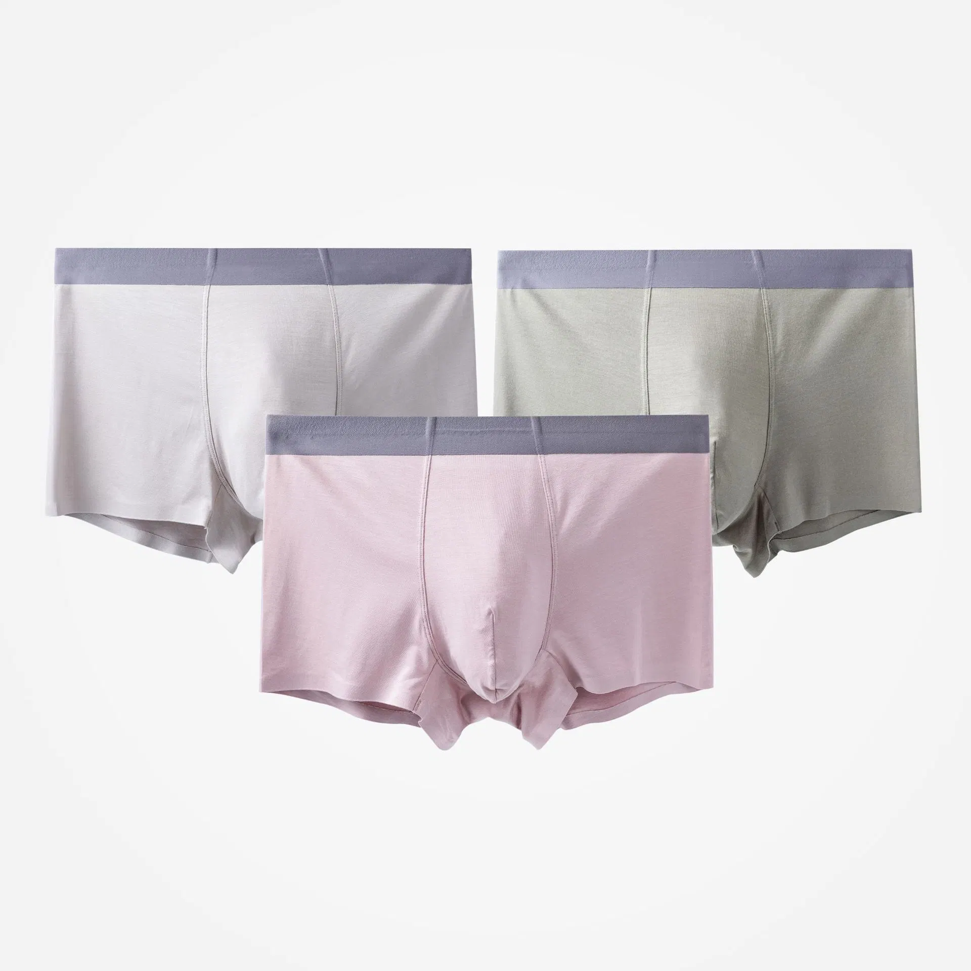 Men's Underwear Modal Boxer Ice Silk Seamless Underwear Wholesale Men's Antibacterial Underwear