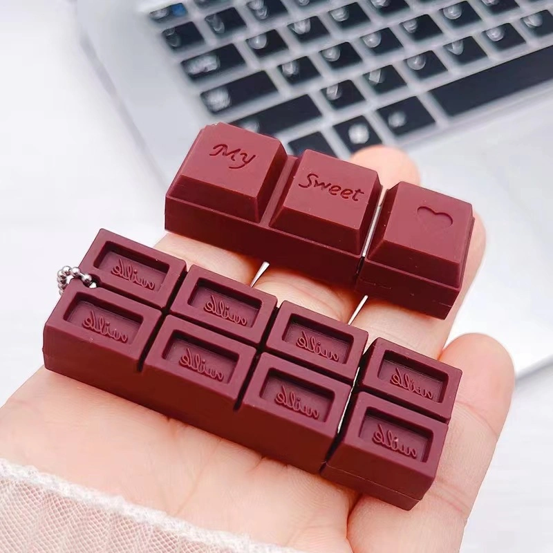 Creative Chocolate U Disk for Promotional PVC Customized Gift USB Flash Drive