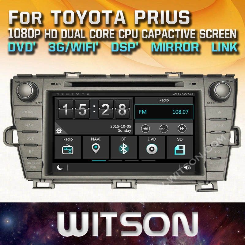 Witson Quad-Core Android 11 Auto DVD-Player für Toyota Prius 2G RAM 16GB ROM Fahrzeug Multimedia