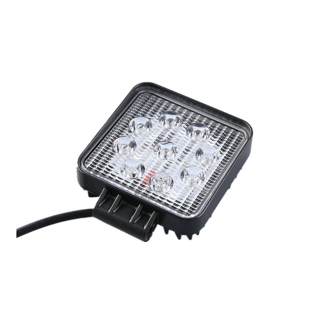 Auto 27W 6000K ضوء عمل LED المقاوم للمياه 10%off شاحنة الخصم مصابيح تحذير الرفع الشوكي