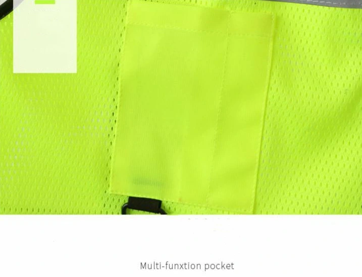 Breathable Mesh Traffic Safety Workwear Summer Reflective Vest for Adults