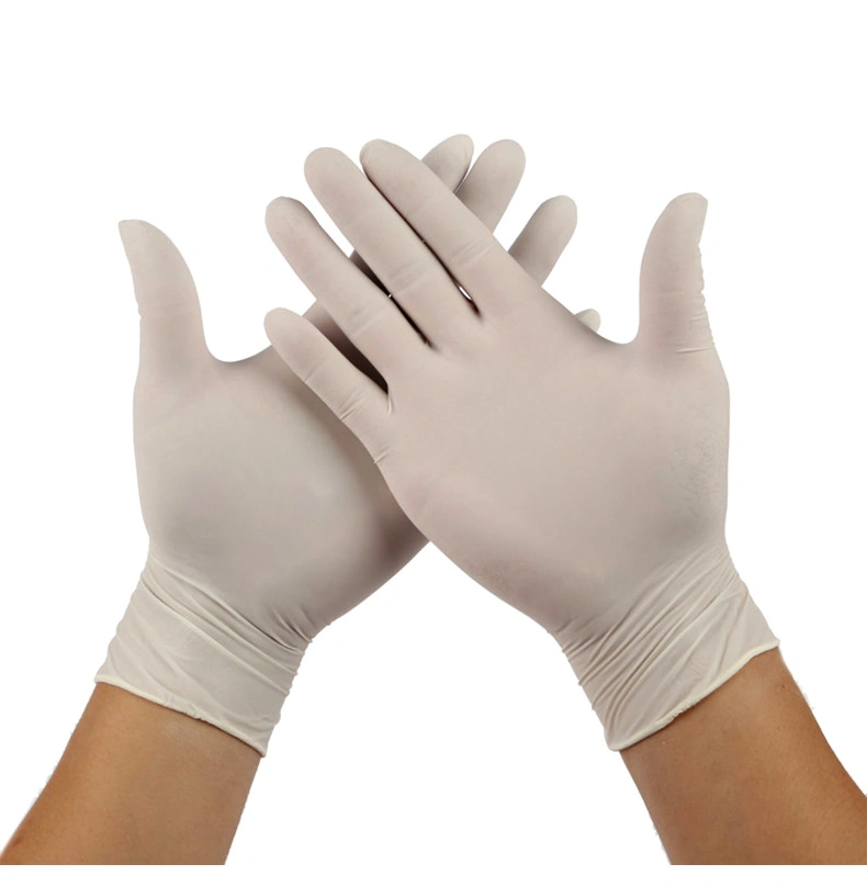 Disposable Powder Free Gloves White Latex Gloves
