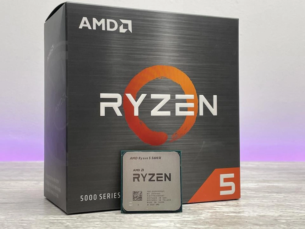 AMD Ryzen 5 5600X Desktop Processor 6 Cores 4.6 GHz Socket Am4 Computer CPU