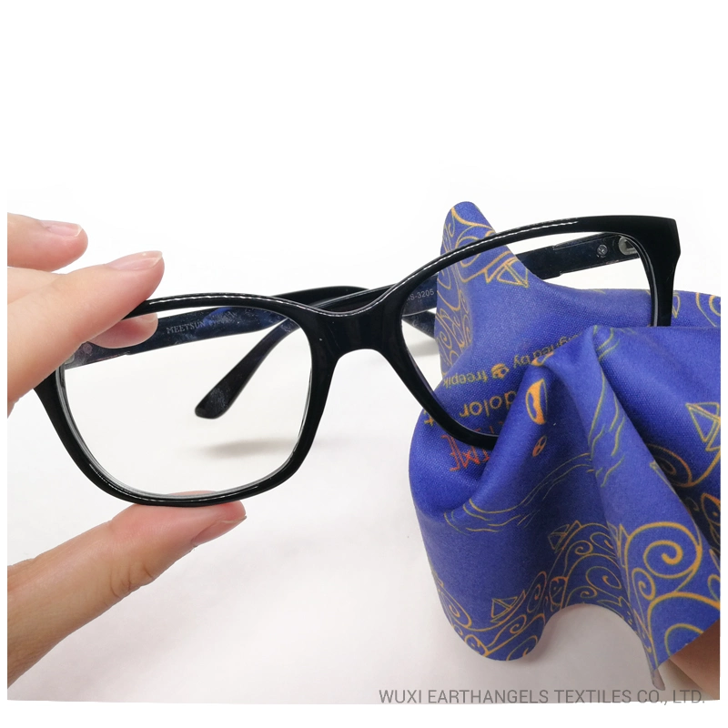 Heat Transfer Printing Soft Microfiber Glasses/Eyeglasses/Screen Cleaning Cloth