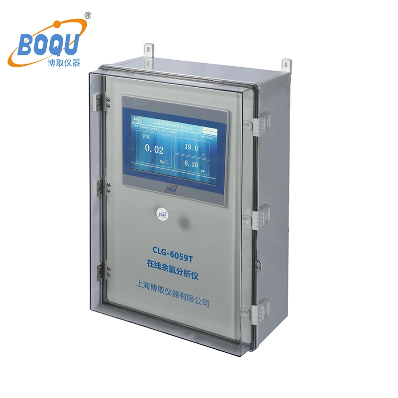 Online Digital Free Chlorine Analyser for Real Time Monitor Water Residual Chlorine Meter Sensor